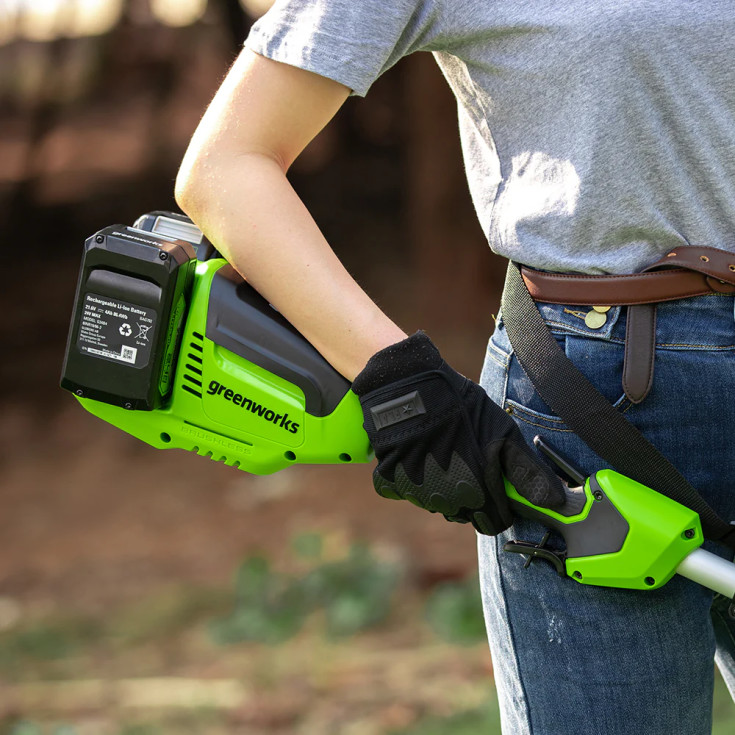 Greenworks gresstrimmer 24V, 33 cm, uten batteri