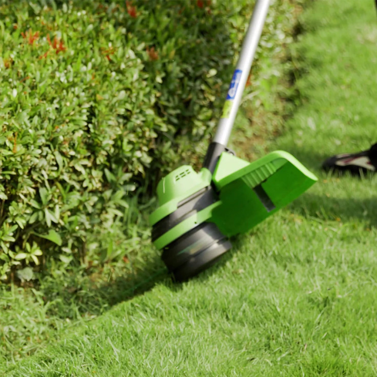 Greenworks grästrimmer 24V, 33 cm, utan batteri