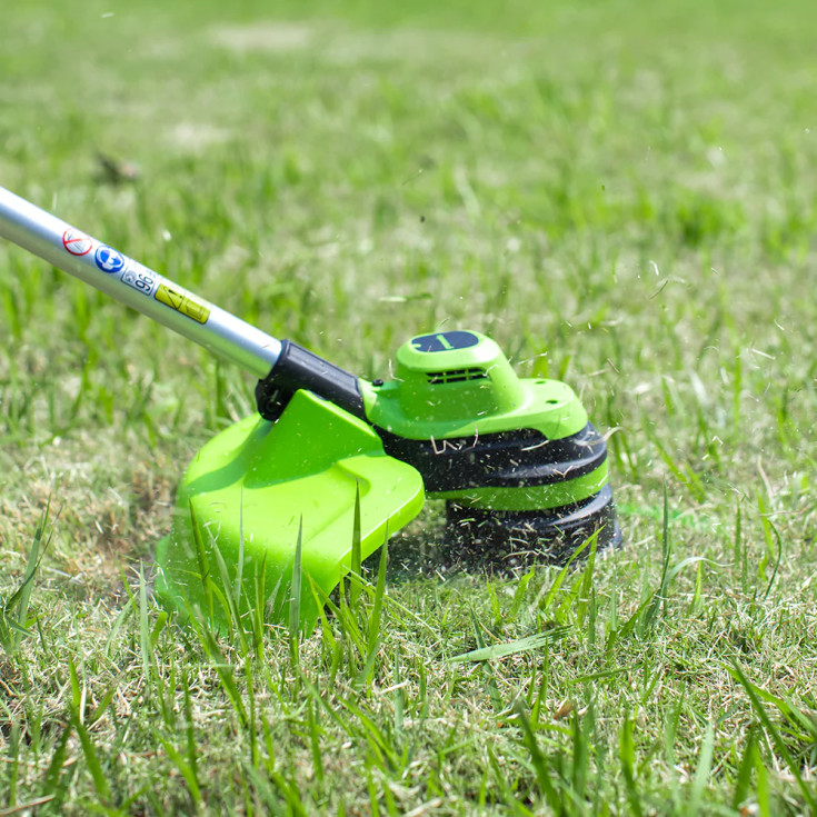 Greenworks grästrimmer 24V, 33 cm, utan batteri