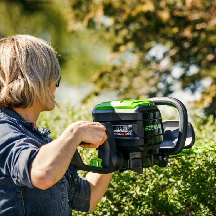 Greenworks häcksax 40V, 61 cm, med batteri och laddare