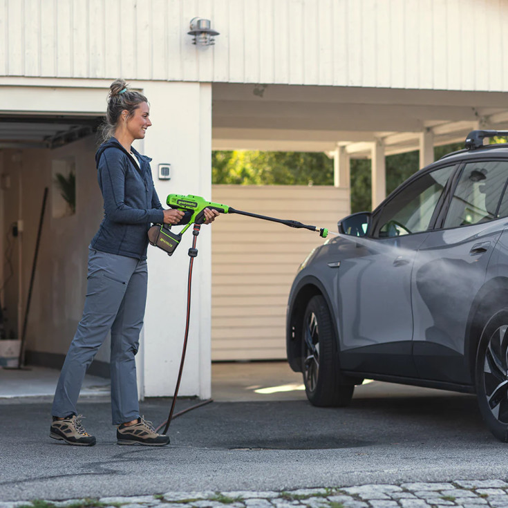 Greenworks högtryckstvätt 24V, utan batteri