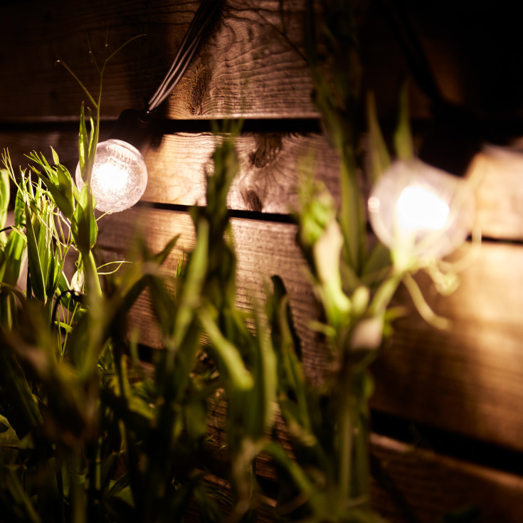 Za-Za lyskæde, varmt lys, 10 meter