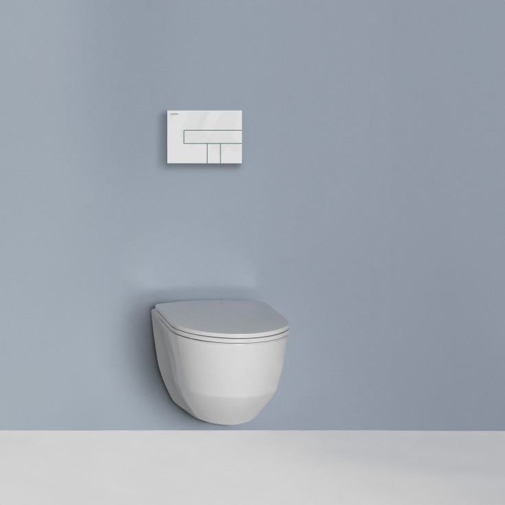 Laufen Pro væghængt toiletpakke, uden skyllekant, hvid/hvid