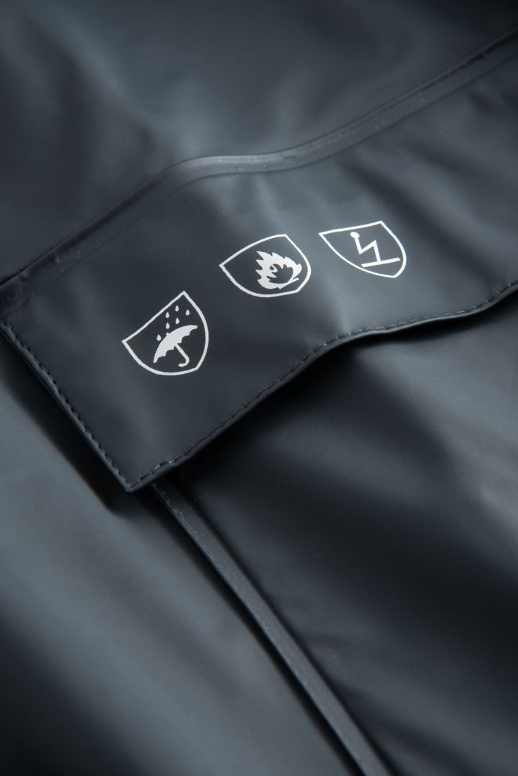 Lyngsøe FR-LR48 regnjacka, marinblå, stl. M