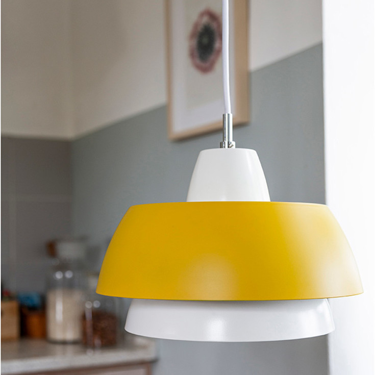 Superliving Trio pendellampe, gul