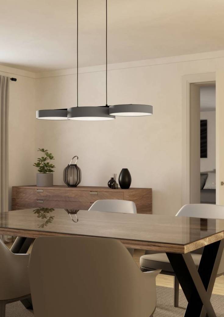 Eglo Z Barbano langbordpendel, grå