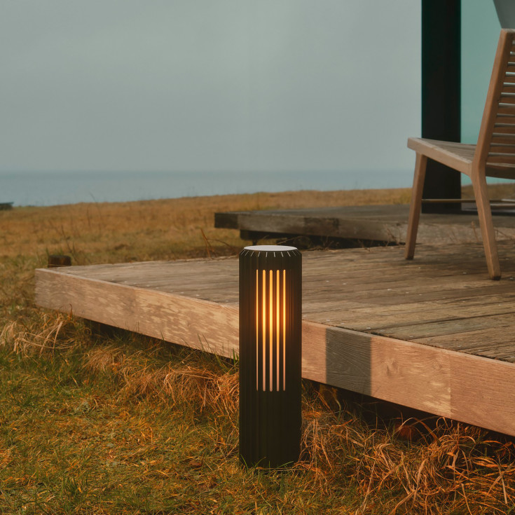 Nordlux Aludra havelampe, sort, 45 cm