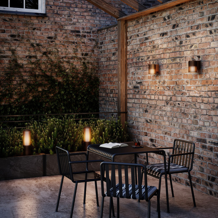 Nordlux Aludra havelampe, brun, 45 cm