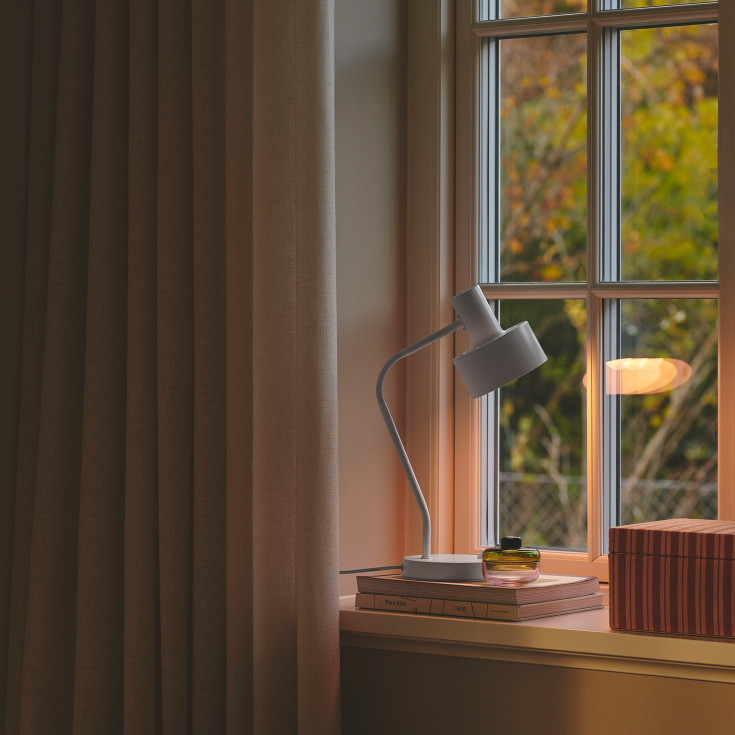 Nordlux Matis bordlampe, hvit