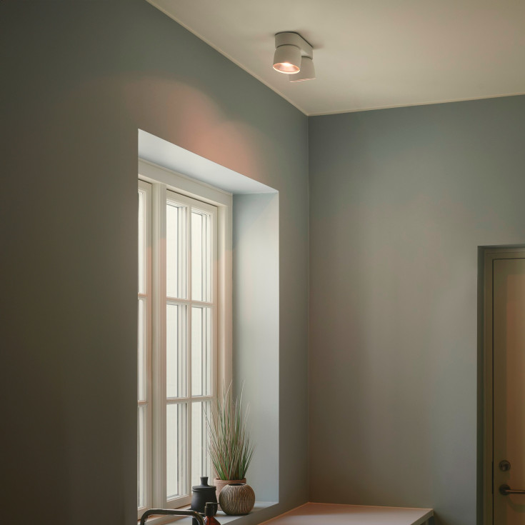 Nordlux Pitcher spotlampe, 2 spots, hvid