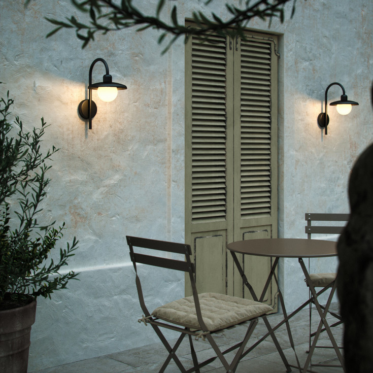 Nordlux Berlo utelys vegg