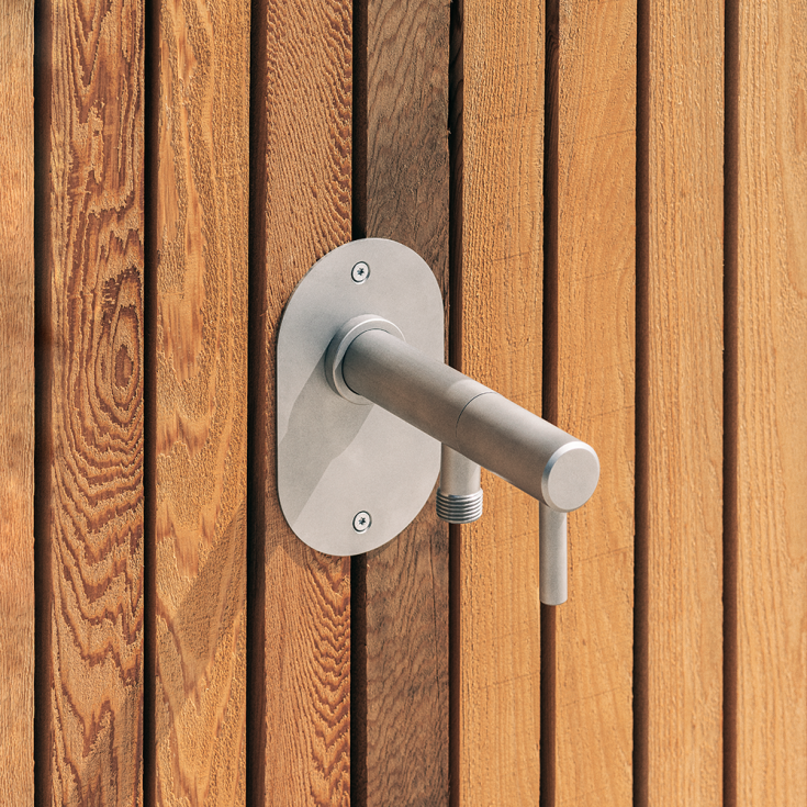 Frostline Wall vattenutkastare, till 30-55 cm, rostfritt stål