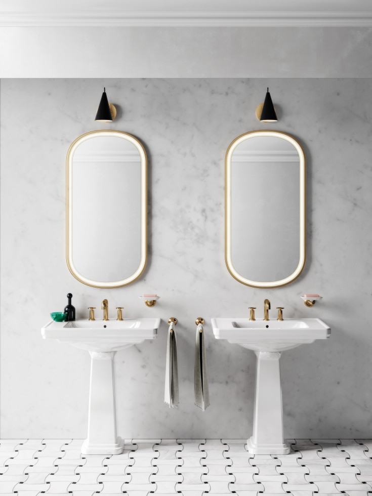 GSI Classic servant, 75x50 cm, hvit