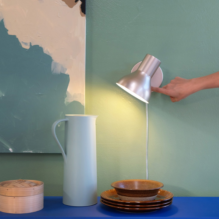 Dyberg Larsen Bob vegglampe, beige