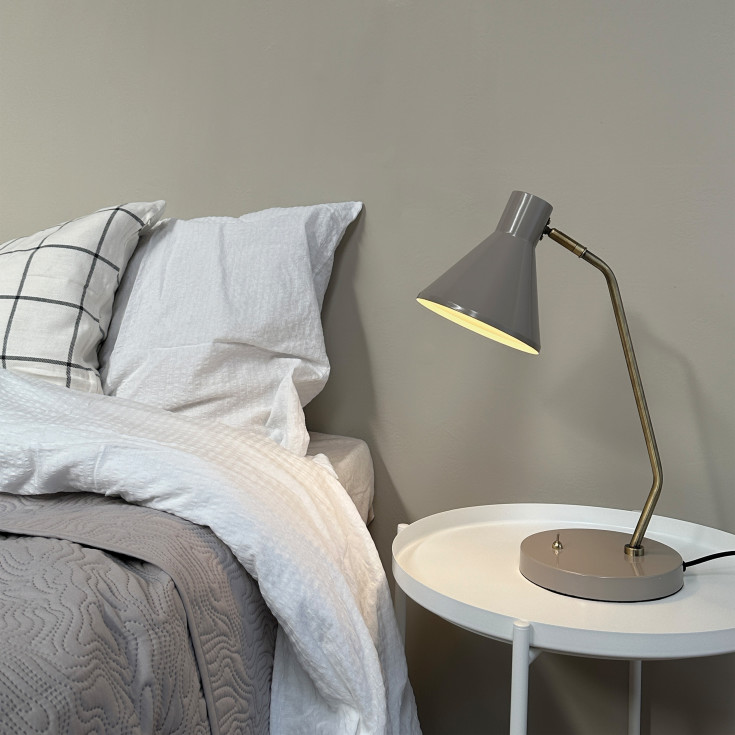 Dyberg Larsen Sleep bordlampe, brun