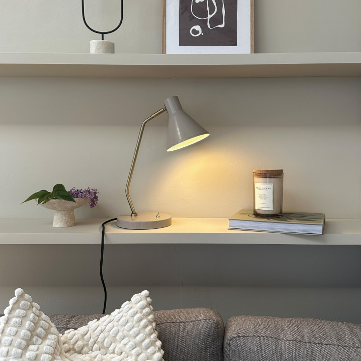 Dyberg Larsen Sleep bordlampe, brun