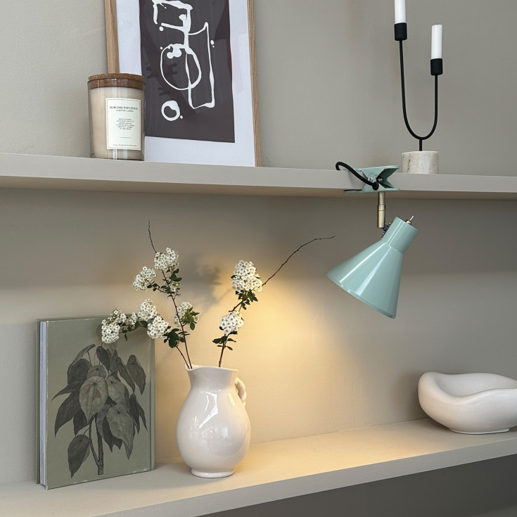 Dyberg Larsen Sleep klypelampe, grønn