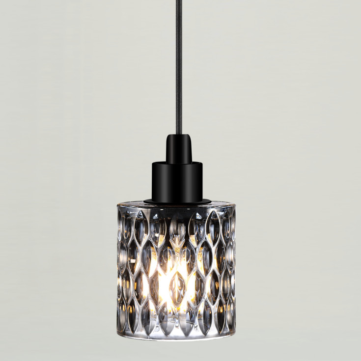 3 stk Nordlux Hollywood pendel, røgfarvet