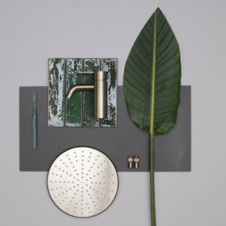 Damixa Silhouet brusehoved, Ø25 cm, vandbesparende, krom