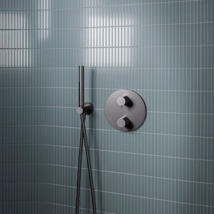 Damixa TMC dusjbatteri, antrasitt