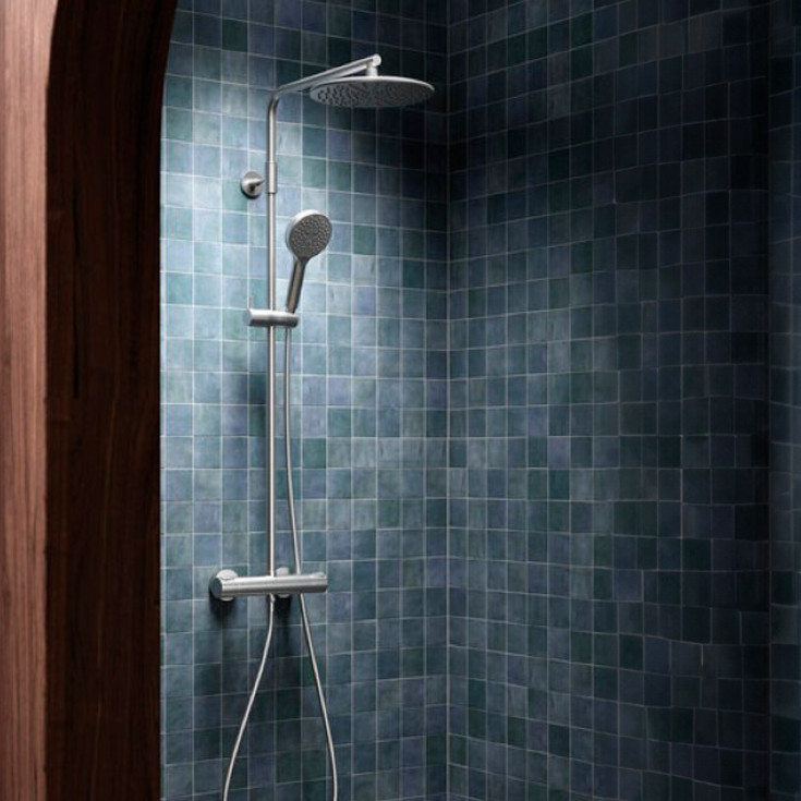 Damixa Silhouet dusjsett, vannbesparende, stål