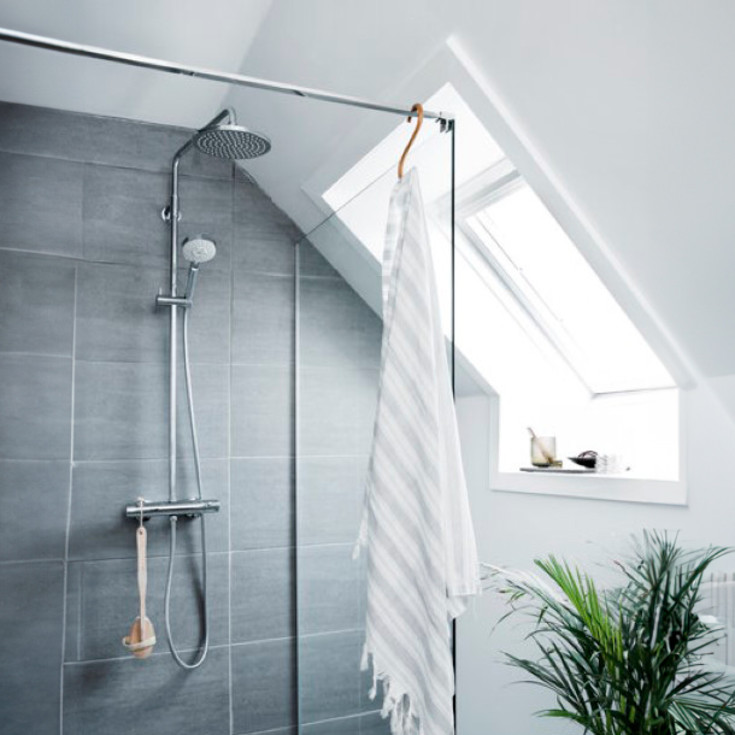 Damixa Hilina dusjsett, krom