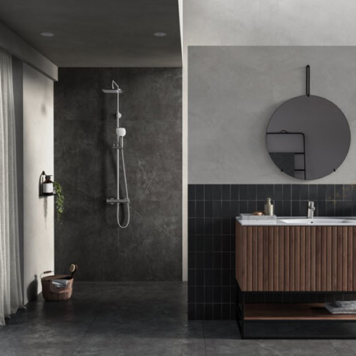 Damixa Pine brusesæt, vandbesparende,  stål