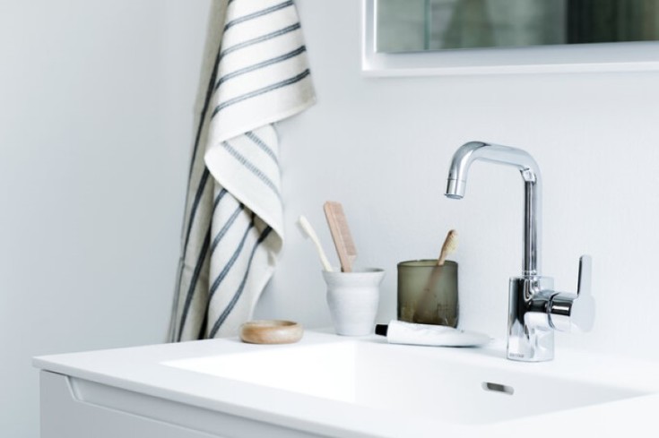 Damixa Pine servantbatteri, krom