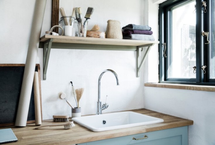 Damixa Tradition kjøkkenarmatur, krom