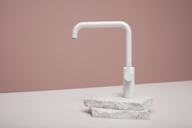 Damixa Silhouet köksblandare, matt vit