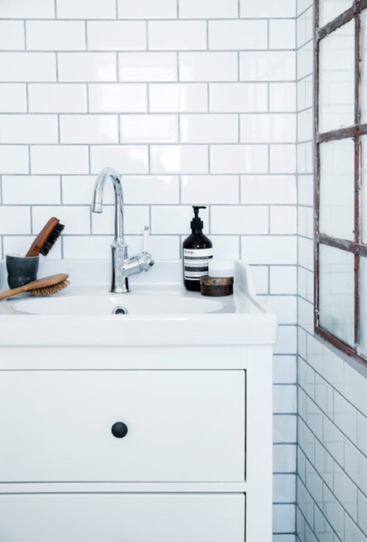 Damixa Tradition tvättställsblandare, krom