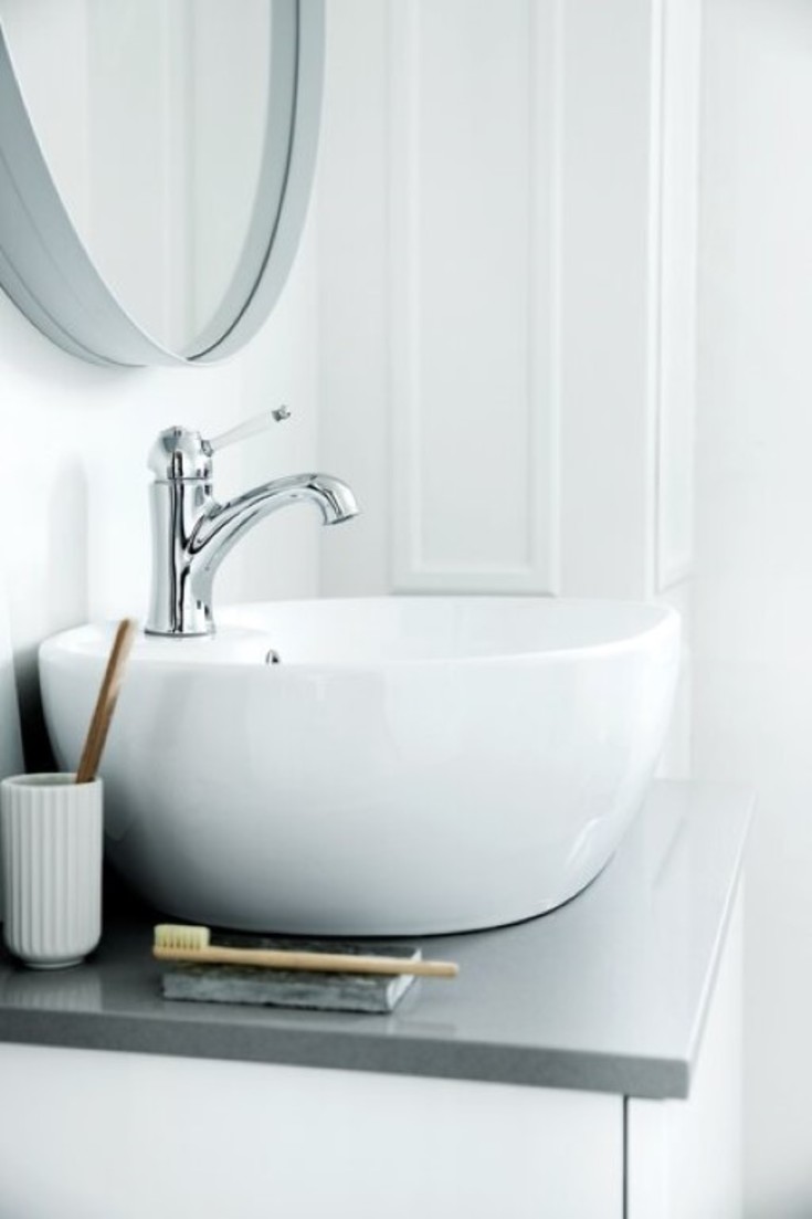 Damixa Tradition tvättställblandare, krom