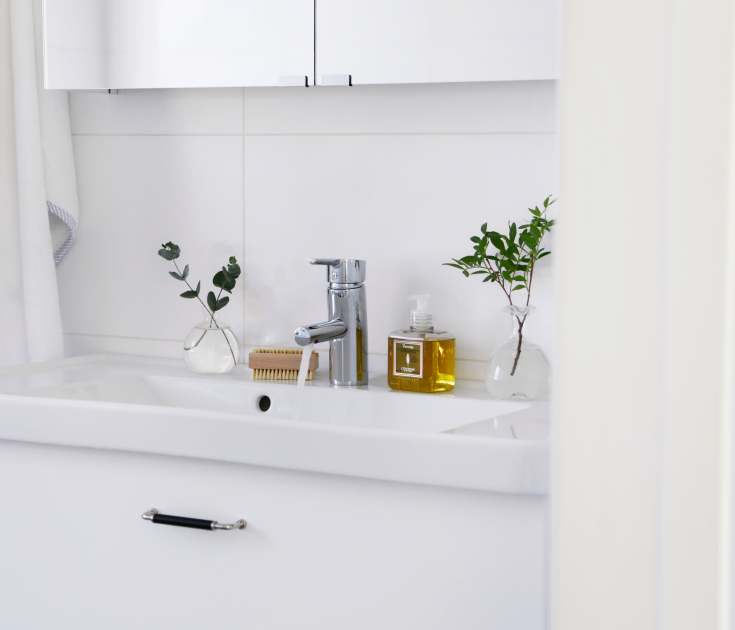 Mora Mmix B5 tvättställsblandare, krom