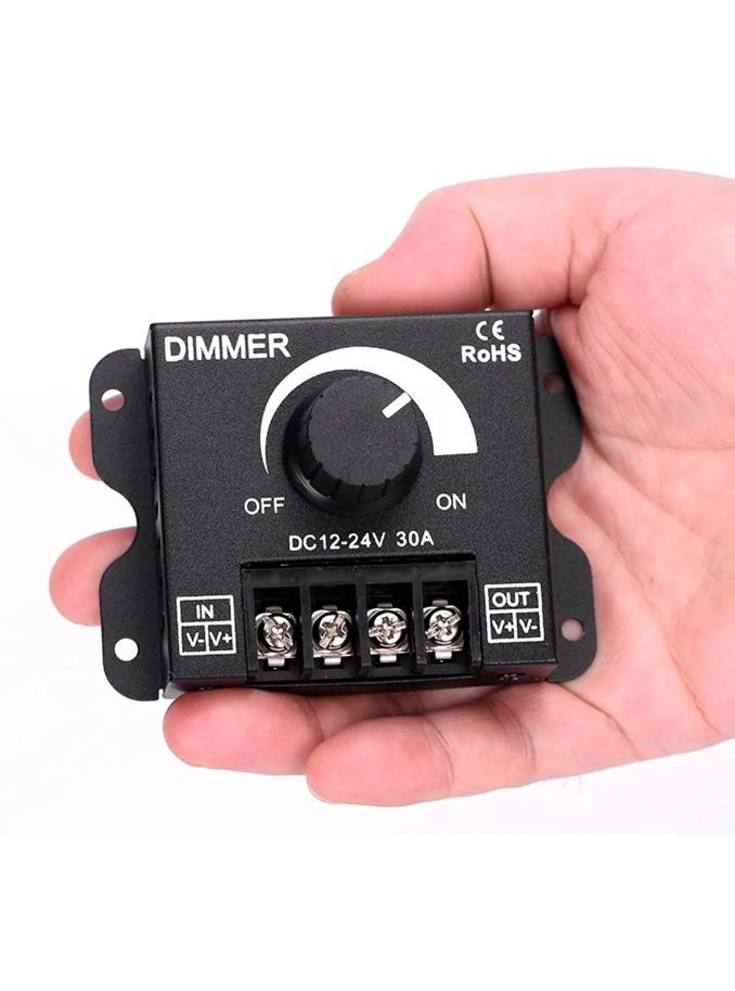 Lysdæmper - Manuel + Remote - 5V/12V/24V - 30A