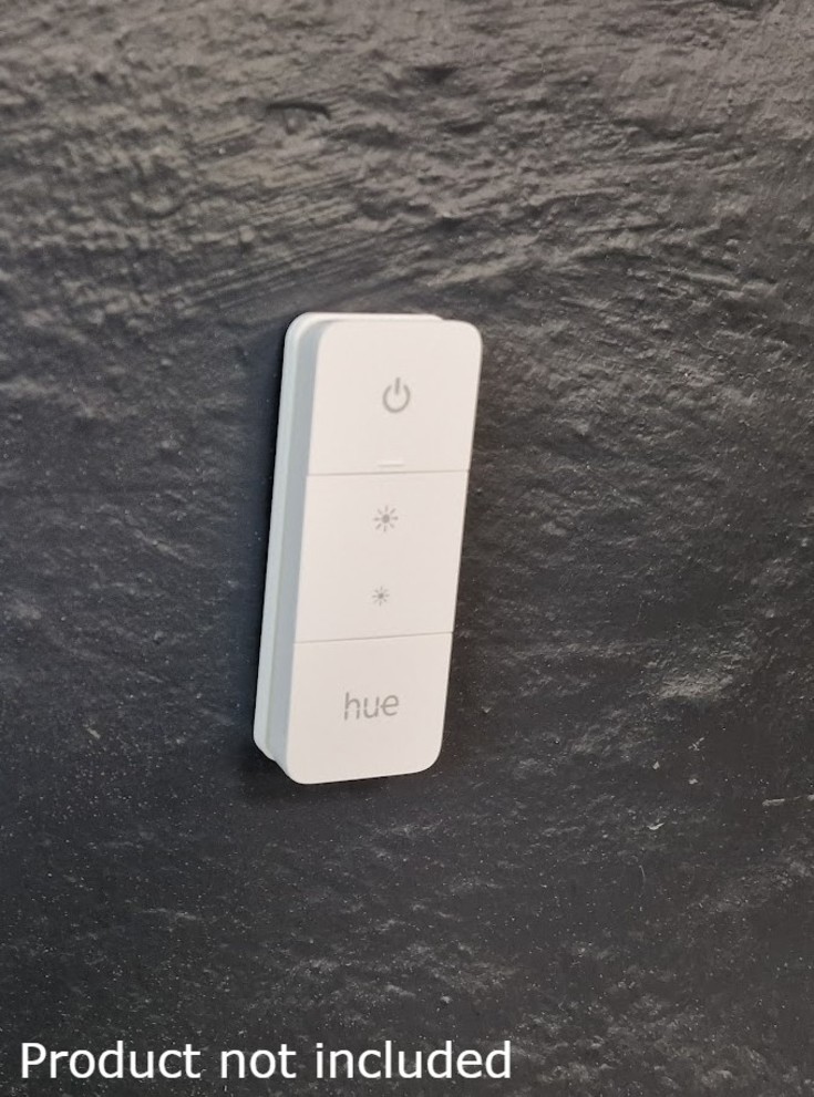 Usynlig brakett for Hue Dimmer Switch V2