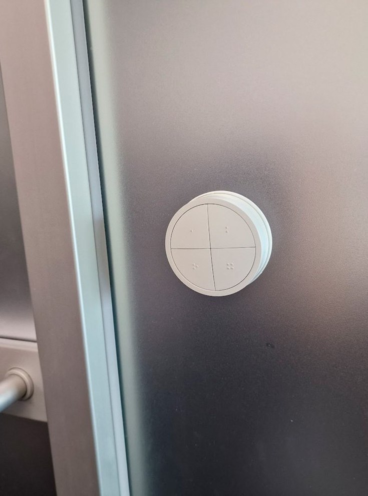 Rund brakett for Hue Tap Dial-bryter - hvit