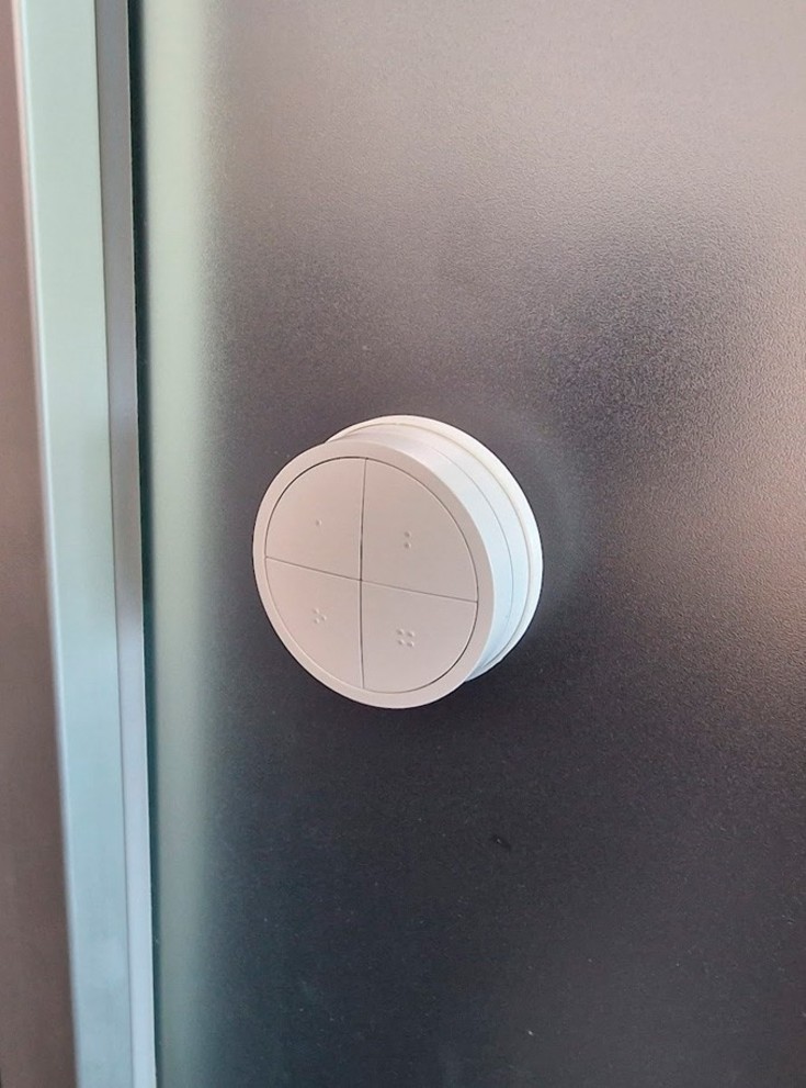 Rund brakett for Hue Tap Dial-bryter - hvit