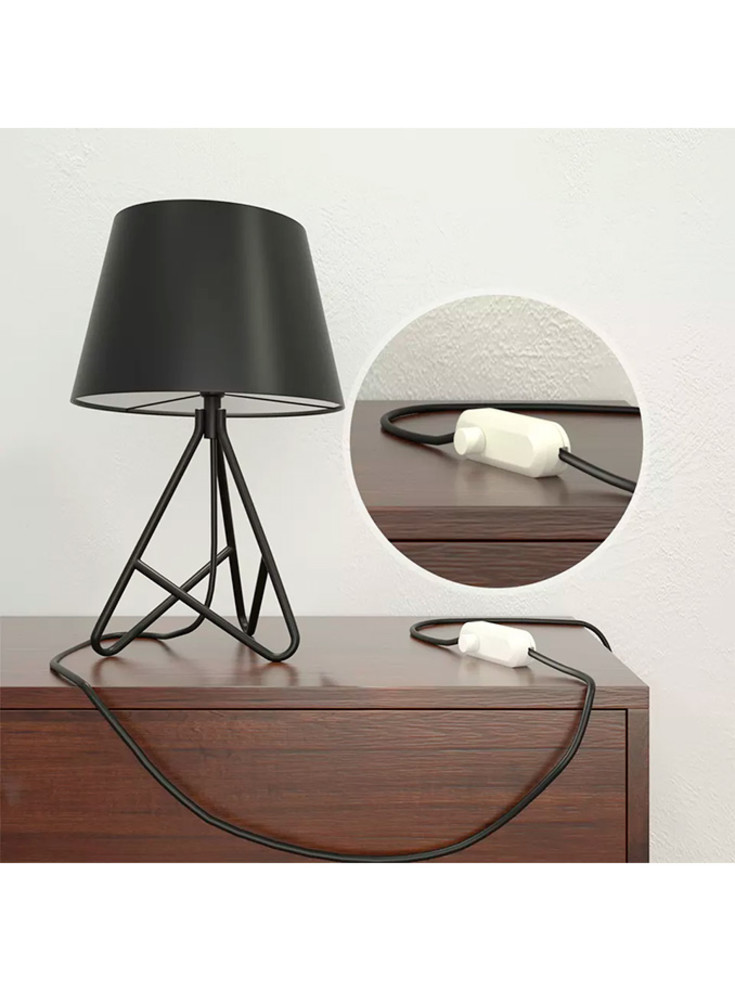 Hilux Zigbee dimmerbryter med ledning, svart