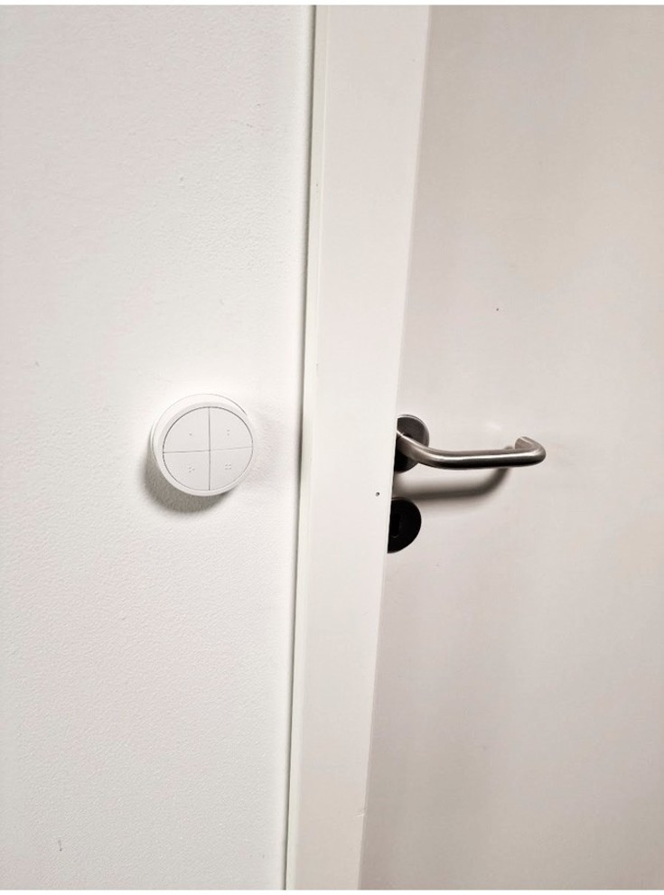 Rund brakett for Hue Tap Dial-bryter - hvit