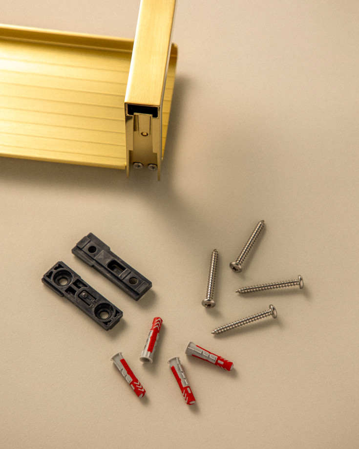 2 stk Cosmic Architect S+ dusjhylle med dusjnal, krom