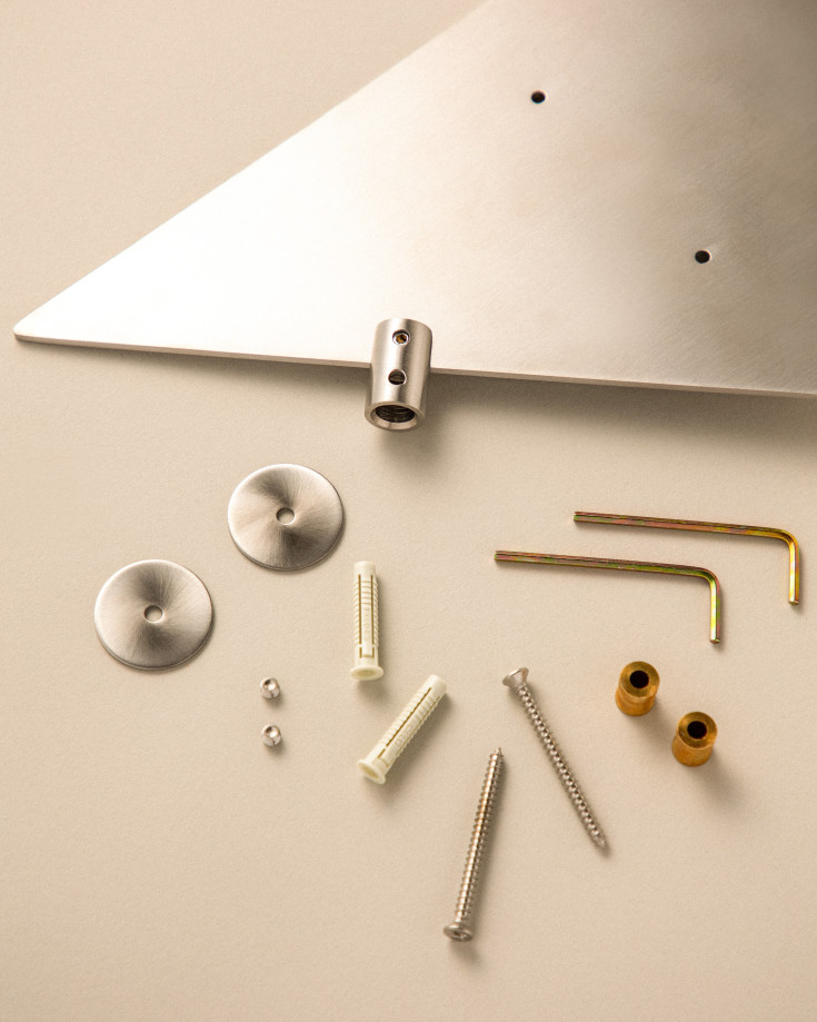 Cosmic Logic duschhylla, polerat rostfritt stål