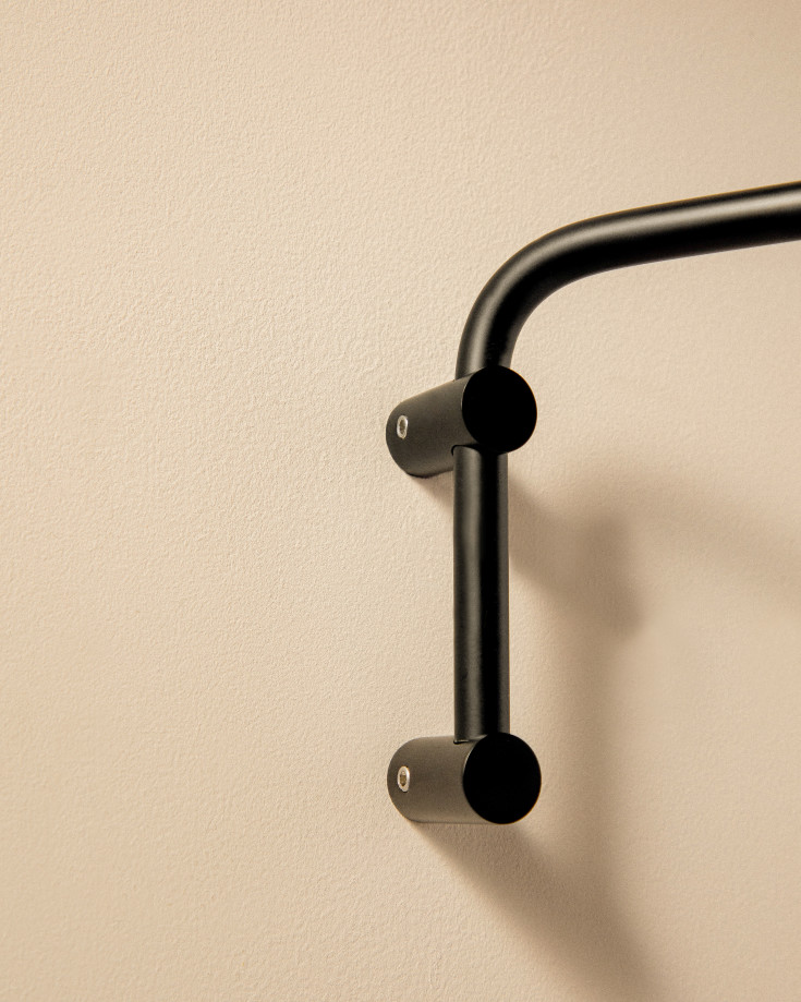 Cosmic Logic håndklædestang, 40 cm, mat sort