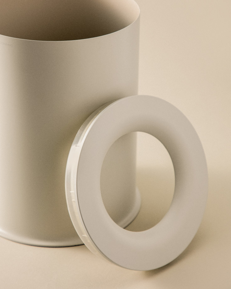 Cosmic Geyser papperskorg, 5 liter, matt vit