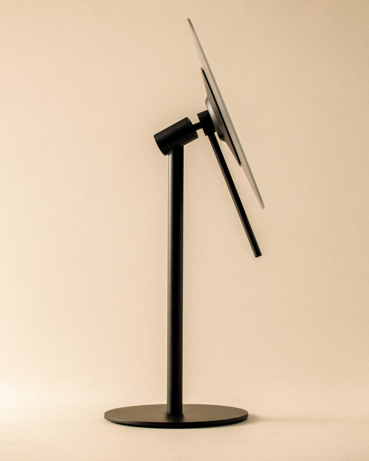 Cosmic Essentials makeup spejl, Ø17,1 cm, mat sort