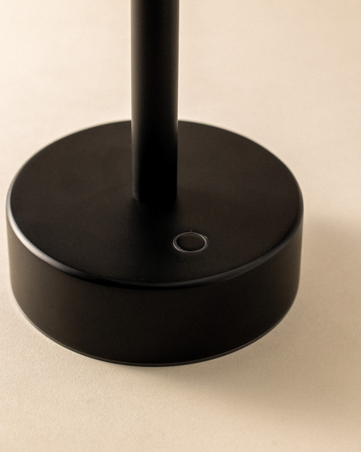 Cosmic Essentials makeup spejl med lys, dæmpbar, Ø24,8 cm, mat sort