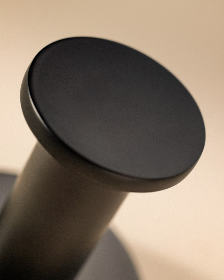 2 stk Cosmic Start håndkleknagg, matt sort