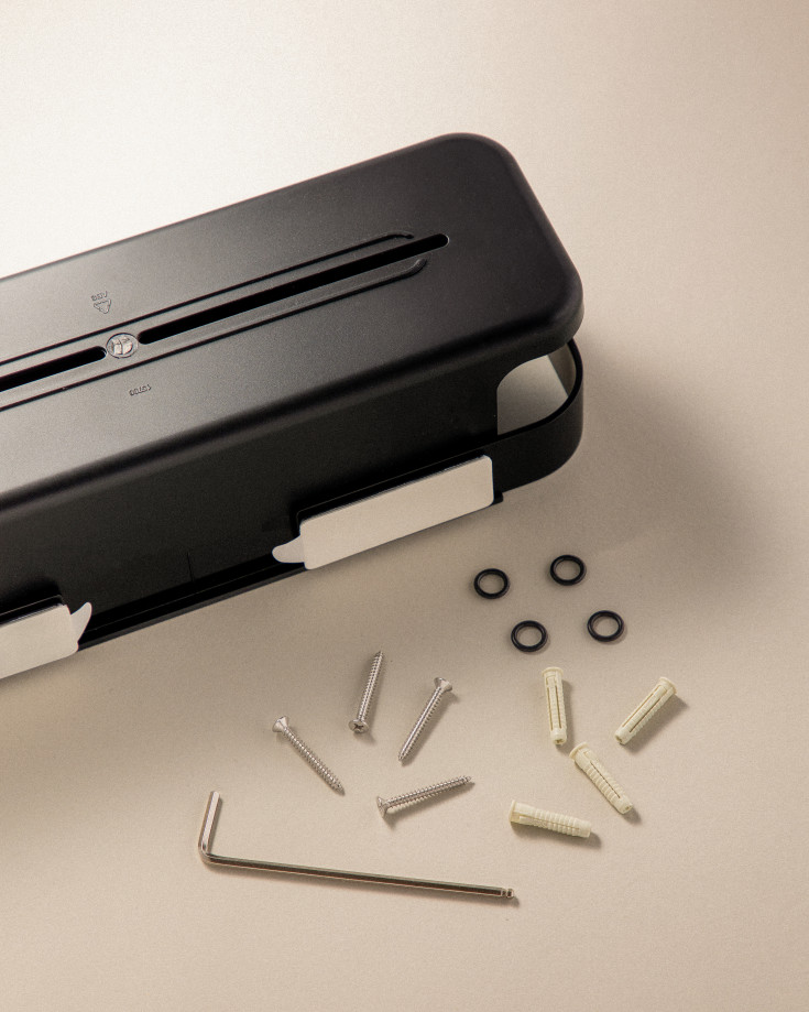 Cosmic Start dusjhylle, matt sort