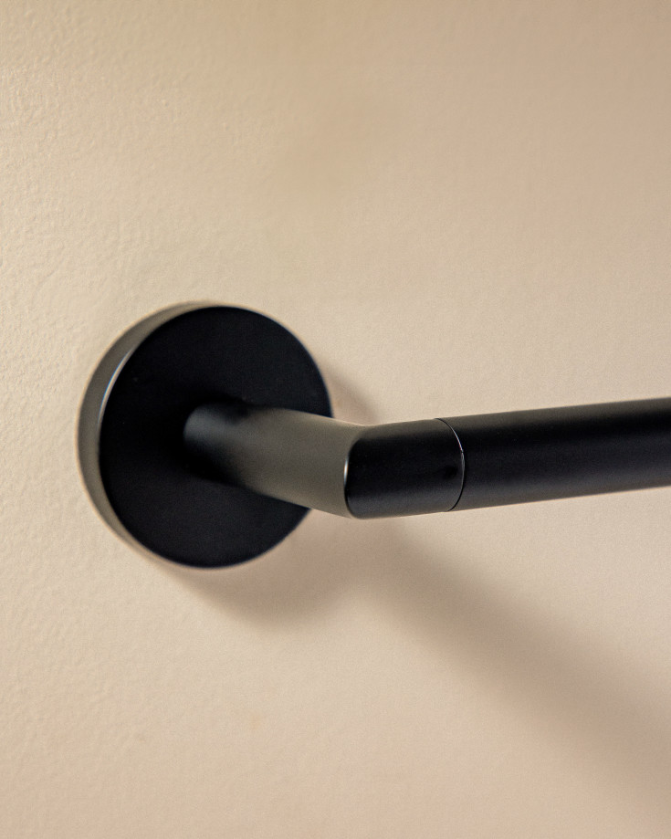 Cosmic håndklædestang, 60 cm, mat sort