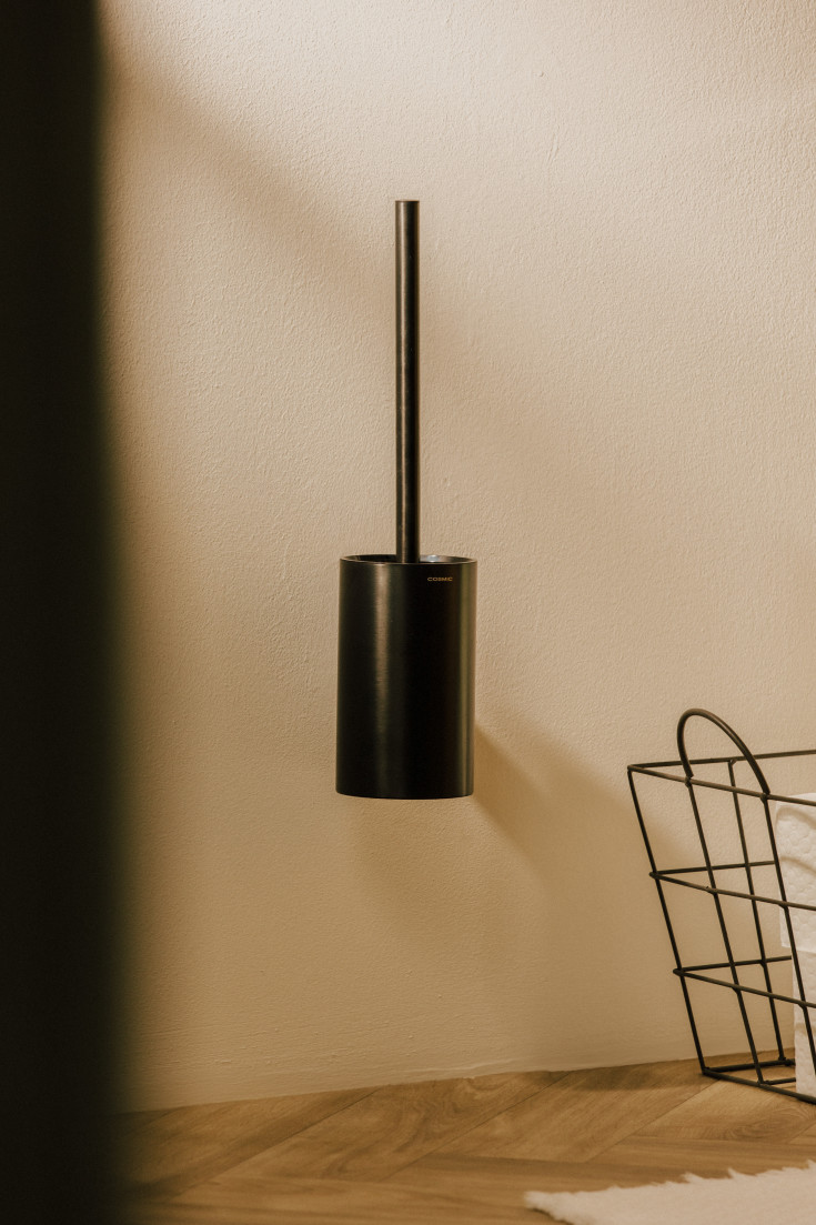 Cosmic Architect S+ toiletbørste, børstet sort pvd