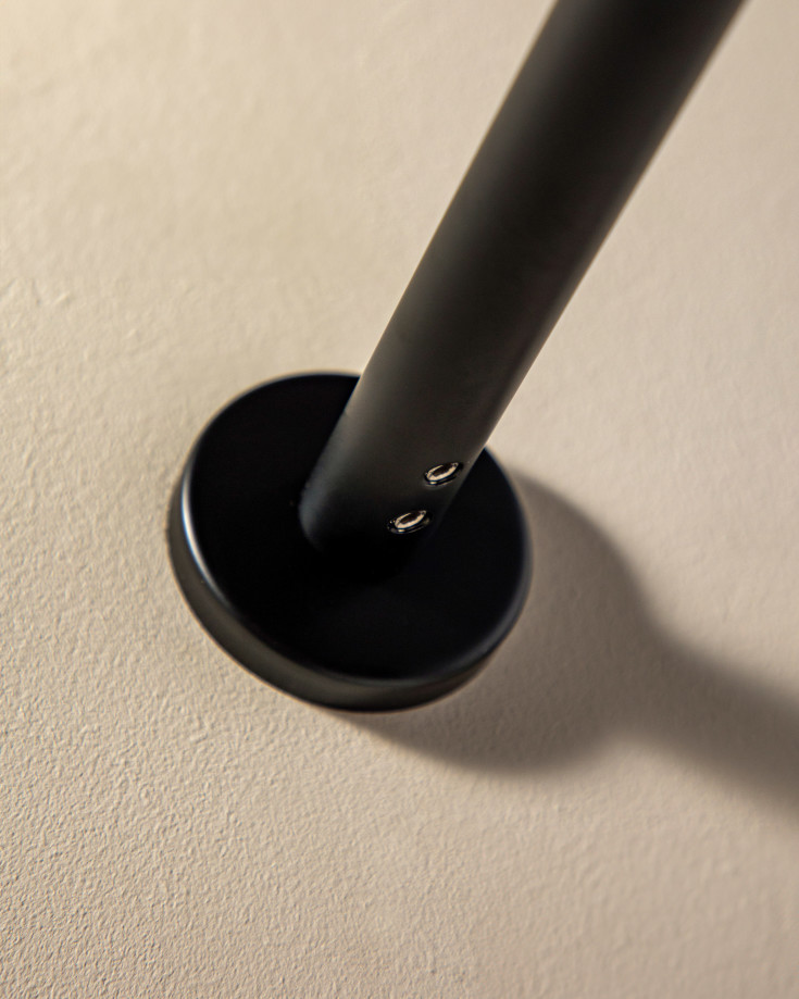 Cosmic Architect S+ håndklædestang, 40 cm, børstet sort pvd